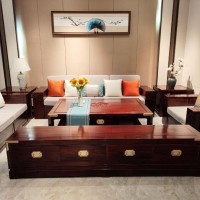 木灵生新中式红木沙发客厅古典休闲风家用组合家具